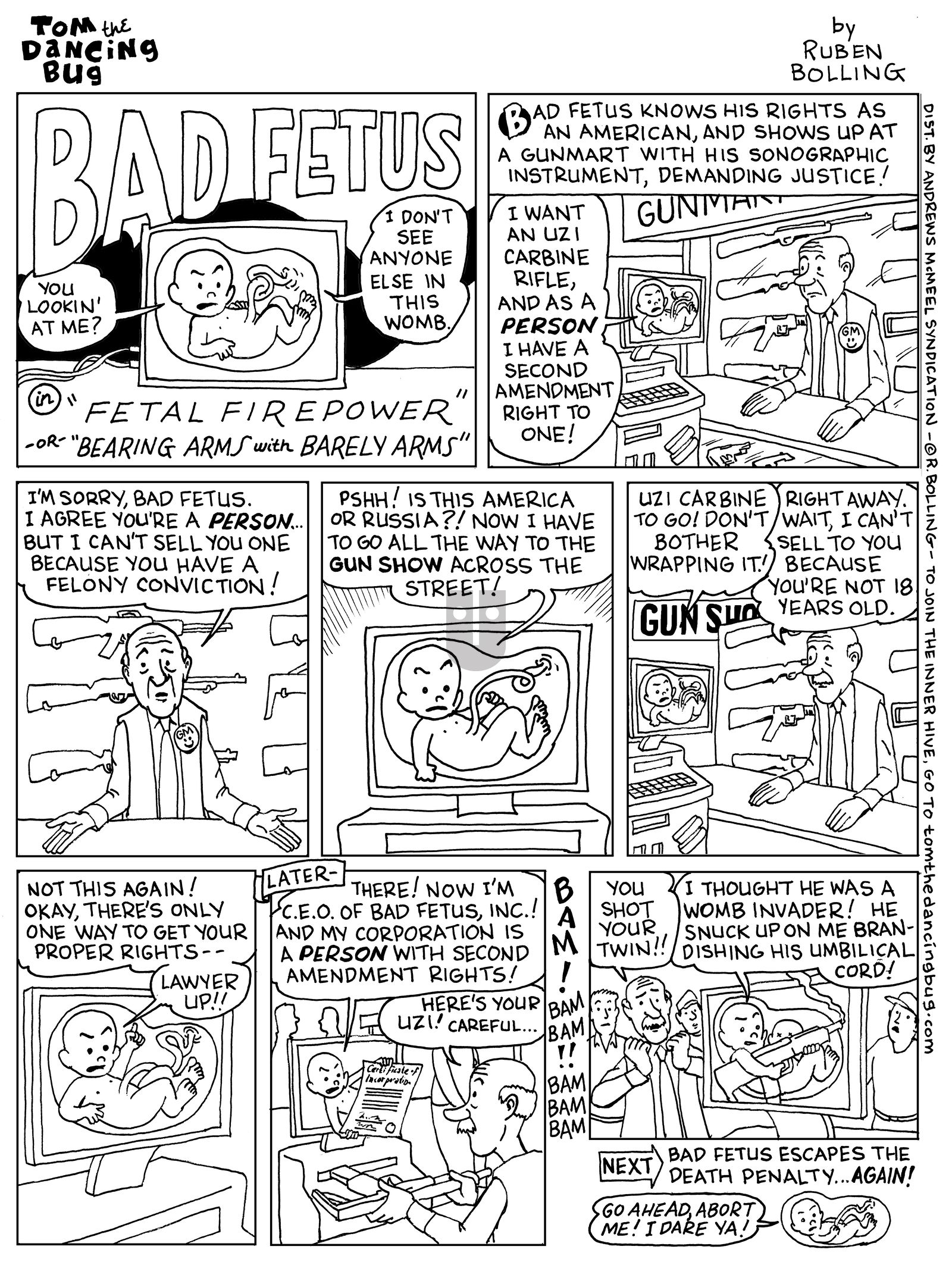 Tom the Dancing Bug - Monday December 30, 2024 Comic Strip