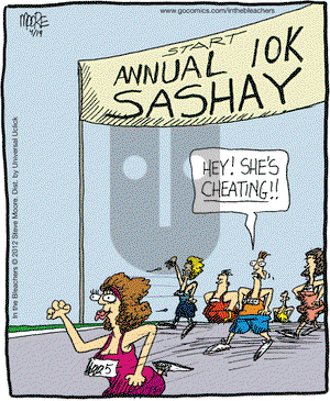 In the Bleachers on Thursday April 19, 2012 Comic Strip