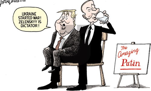 Robert Ariail on Sunday February 23, 2025 Comic Strip