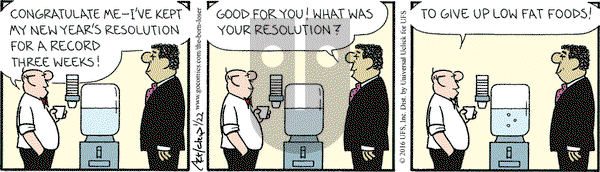 The Born Loser on Friday January 22, 2016 Comic Strip