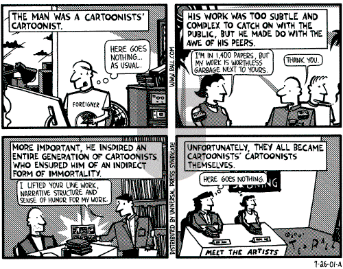 Ted Rall on Thursday July 26, 2001 Comic Strip