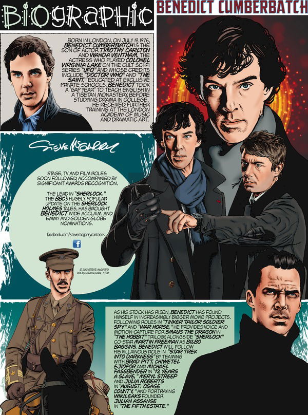 Biographic on Sunday April 28, 2013 Comic Strip