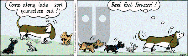 Fred Basset on Tuesday March 20, 2018 Comic Strip