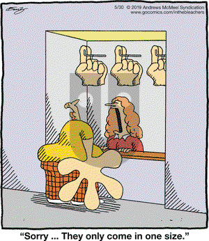 In the Bleachers on Thursday May 30, 2019 Comic Strip