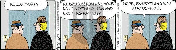 The Born Loser on Tuesday October 14, 2014 Comic Strip