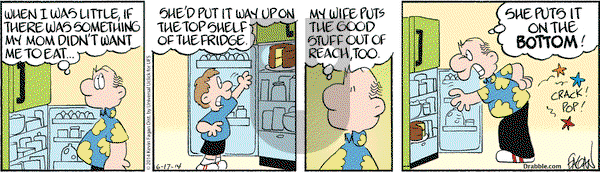 Drabble on Tuesday June 17, 2014 Comic Strip