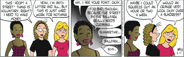 Luann on Wednesday June 11, 2008 Comic Strip