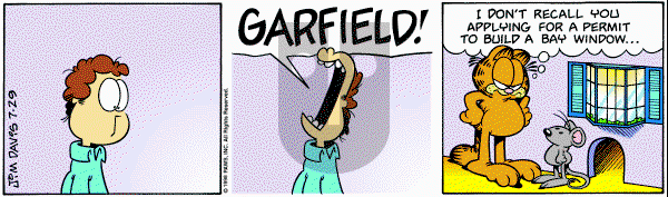 Garfield on Sunday October 11, 1998 Comic Strip
