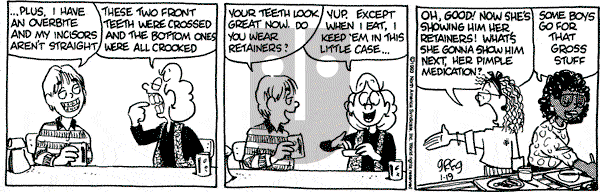 Luann on Tuesday January 19, 1993 Comic Strip