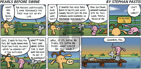 Pearls Before Swine on Sunday April 30, 2006 Comic Strip