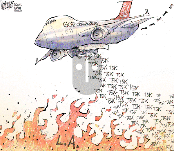 Matt Davies on Friday January 17, 2025 Comic Strip