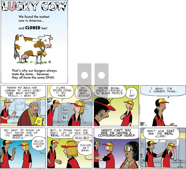 Lucky Cow on Sunday December 10, 2006 Comic Strip