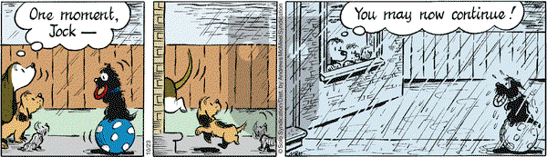 Fred Basset on Monday October 23, 2017 Comic Strip