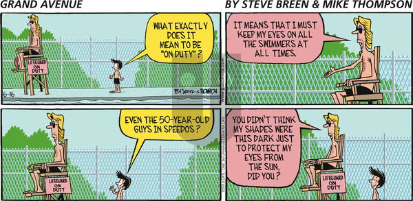 Grand Avenue on Sunday June 16, 2013 Comic Strip