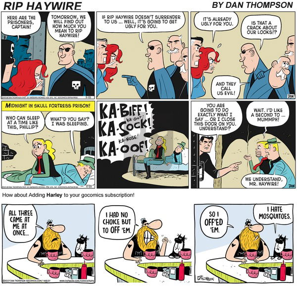 Rip Haywire on Sunday October 25, 2020 Comic Strip