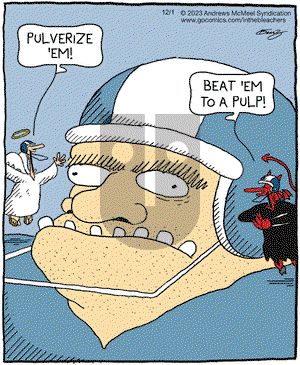 In the Bleachers - Friday December 1, 2023 Comic Strip