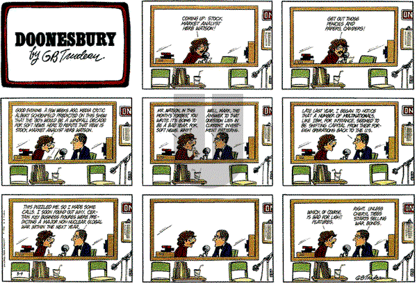 Doonesbury on Sunday March 9, 1980 Comic Strip