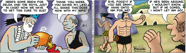 Alley Oop on Thursday March 1, 2018 Comic Strip