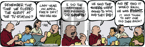 JumpStart on Saturday April 11, 2015 Comic Strip