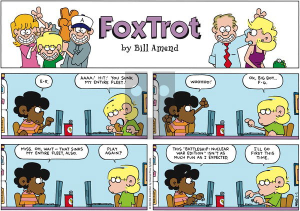 FoxTrot on Sunday February 2, 2003 Comic Strip