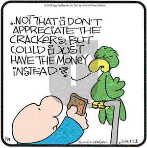 Ziggy on Monday January 19, 2004 Comic Strip