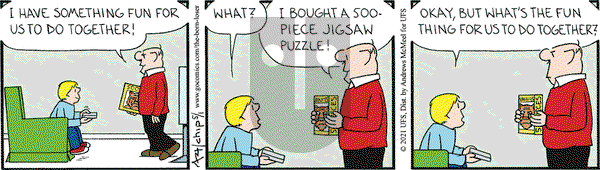 The Born Loser on Saturday May 1, 2021 Comic Strip