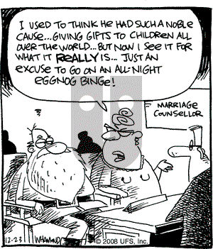Reality Check on Tuesday December 23, 2008 Comic Strip