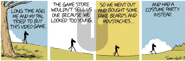 Dark Side of the Horse on Tuesday April 17, 2012 Comic Strip