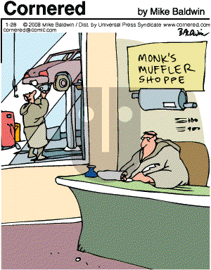 Cornered - Monday January 28, 2008 Comic Strip