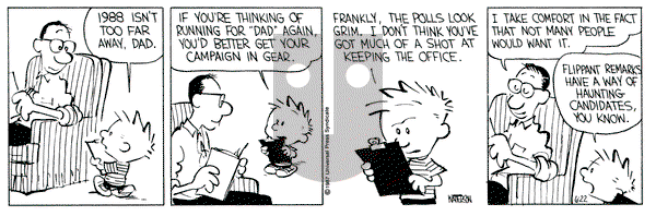 Calvin and Hobbes on Monday June 22, 1987 Comic Strip