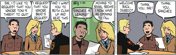 Luann on Wednesday November 30, 2011 Comic Strip