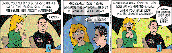 Luann on Thursday February 11, 2010 Comic Strip