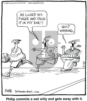 In the Bleachers on Thursday February 26, 1998 Comic Strip