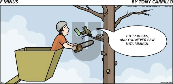 F Minus on Sunday May 11, 2014 Comic Strip