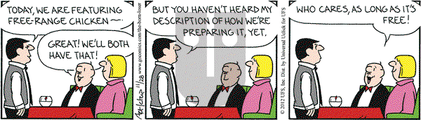 The Born Loser on Wednesday November 28, 2012 Comic Strip