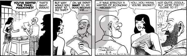 Alley Oop on Monday March 9, 1970 Comic Strip