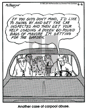 Close to Home on Tuesday June 6, 1995 Comic Strip