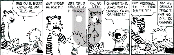 Calvin and Hobbes - Wednesday December 17, 1986 Comic Strip