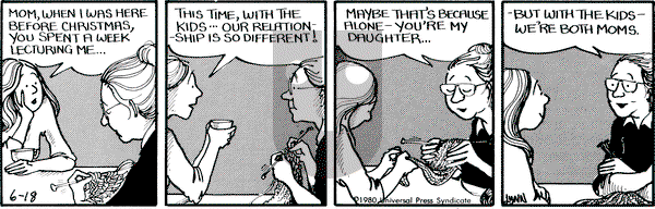 For Better or For Worse on Wednesday June 18, 1980 Comic Strip