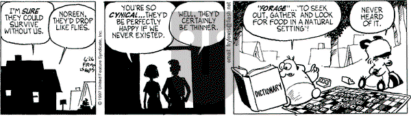 Over the Hedge on Thursday June 26, 1997 Comic Strip