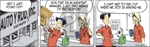 Baldo - Saturday March 14, 2009 Comic Strip