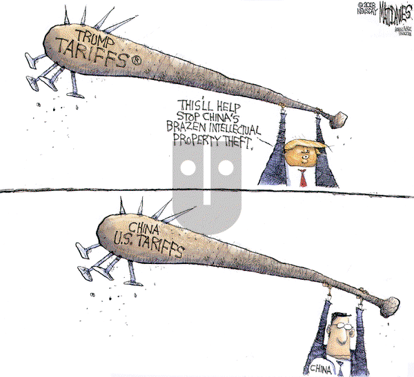 Matt Davies on Friday April 6, 2018 Comic Strip