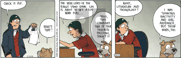 Get Fuzzy on Thursday March 19, 2009 Comic Strip