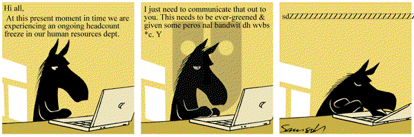 Dark Side of the Horse on Saturday January 29, 2011 Comic Strip