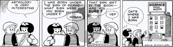 Nancy on Friday December 9, 1949 Comic Strip