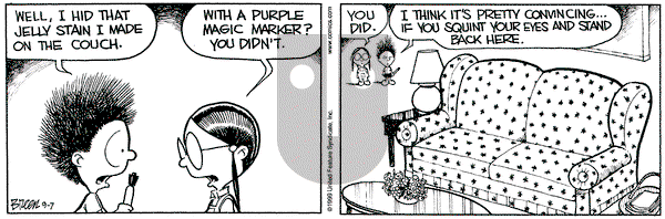Grand Avenue on Tuesday September 7, 1999 Comic Strip