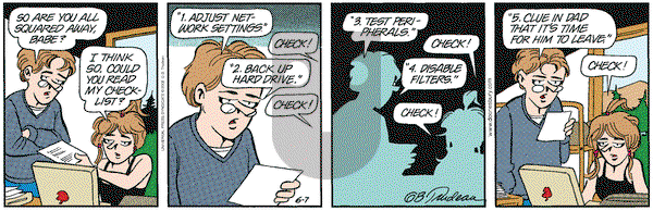 Doonesbury on Thursday June 7, 2001 Comic Strip