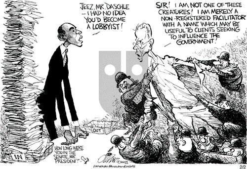Pat Oliphant on Monday February 2, 2009 Comic Strip