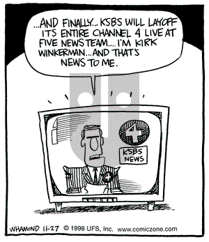 Reality Check on Friday November 27, 1998 Comic Strip