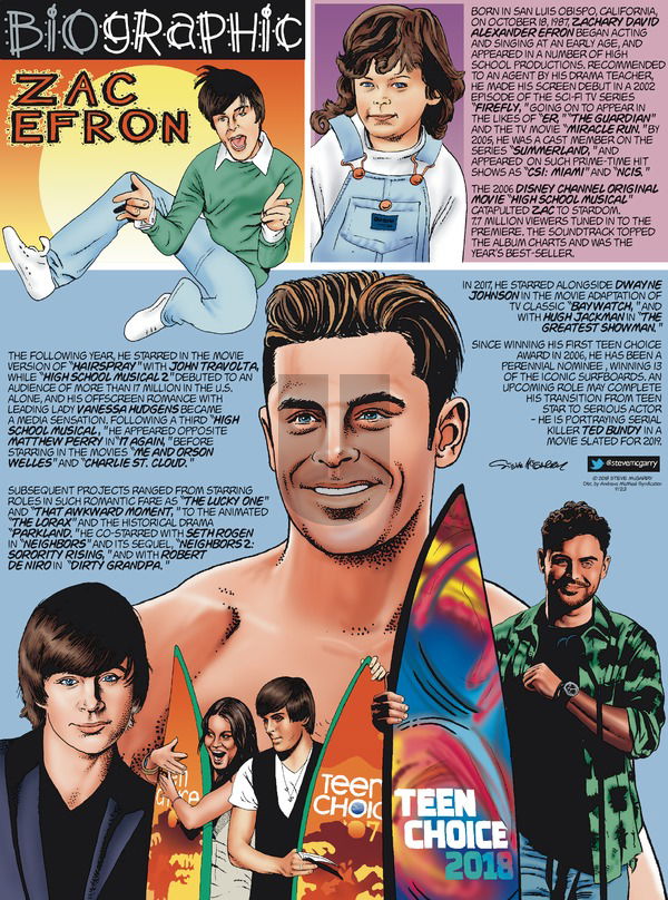 Biographic on Sunday September 23, 2018 Comic Strip